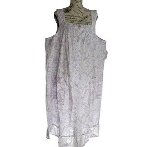 Pink By K-Mart Floral Sleeveless Long Gown Nightgown with Pearl Snaps Size 1X